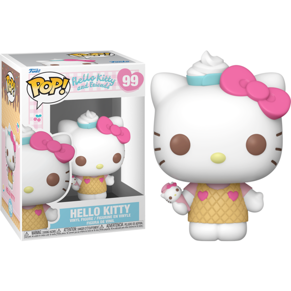 Funko Pop! Hello Kitty and Friends - Hello Kitty with Ice Cream #99 - Pop Basement