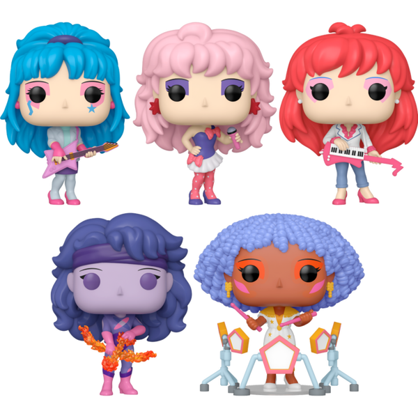 Funko Pop! Jem and the Holograms - Truly Outrageous - Bundle (Set of 5) - Pop Basement