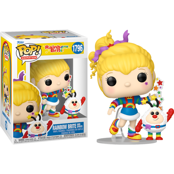Funko Pop! Rainbow Brite - Rainbow Brite with Sprite #1796 - Pop Basement