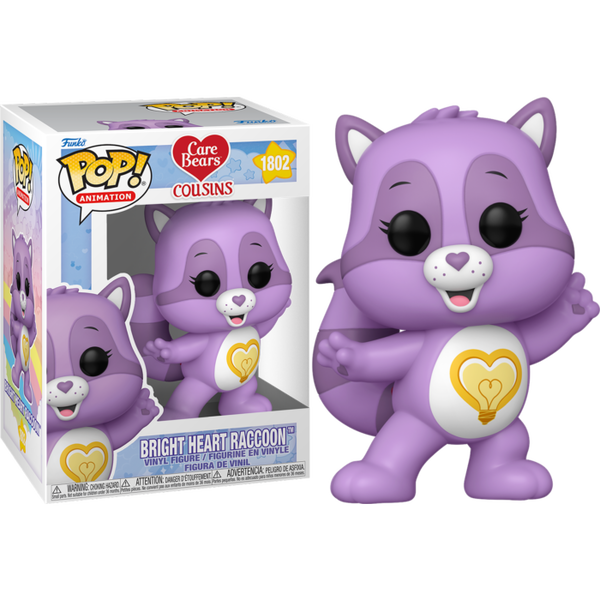 Funko Pop! Care Bears Cousins - Bright Heart Raccoon #1802 - Pop Basement