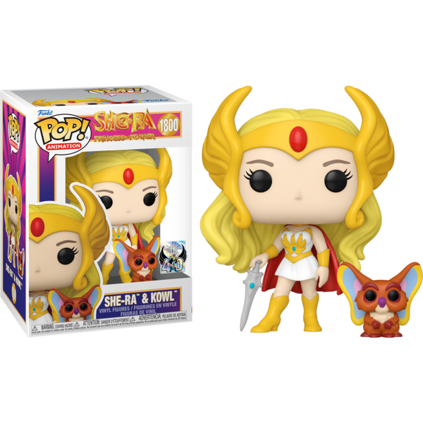 Funko Pop! She-Ra: Princess of Power - She-Ra & Kowl 40th Anniversary #1800 - Pop Basement