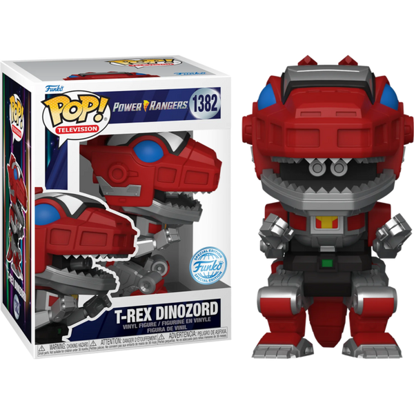 Funko Pop! Power Rangers - T-Rex Dinozord 30th Anniversary #1382 - Pop Basement