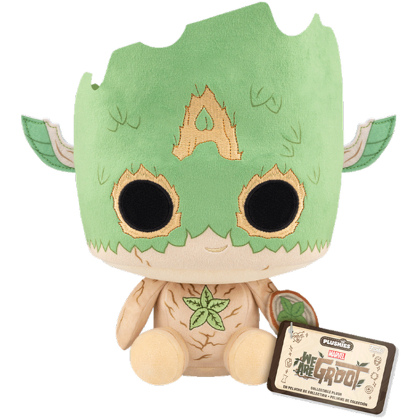 Funko Pop! Plush - Marvel 85th Anniversary - We Are Groot - Groot as Captain America 7" - Pop Basement