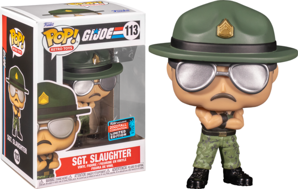 Funko Pop! G.I. Joe - Sgt. Slaughter #113 (2022 Fall Convention Exclusive) - Pop Basement
