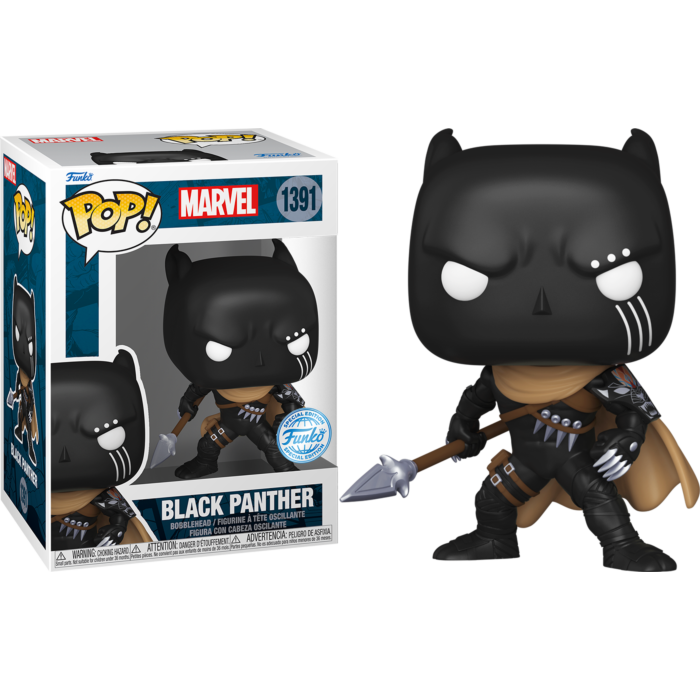 Funko Pop! Marvel Comics - The Black Panther Comic #1391 - Pop Basement