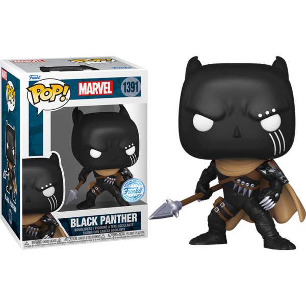 Funko Pop! Marvel Comics - The Black Panther Comic #1391 - Pop Basement