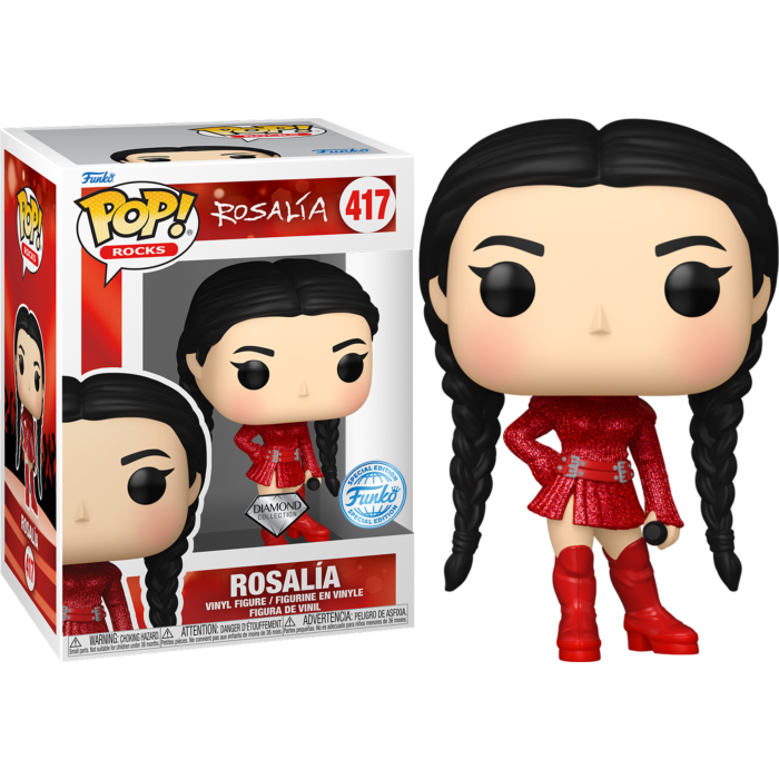 Funko Pop! Rosalía - Rosalía (Bizcochito) Diamond Glitter #417 - Pop Basement