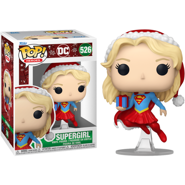 Funko Pop! DC Comics - Supergirl with Gift Holiday - Pop Basement