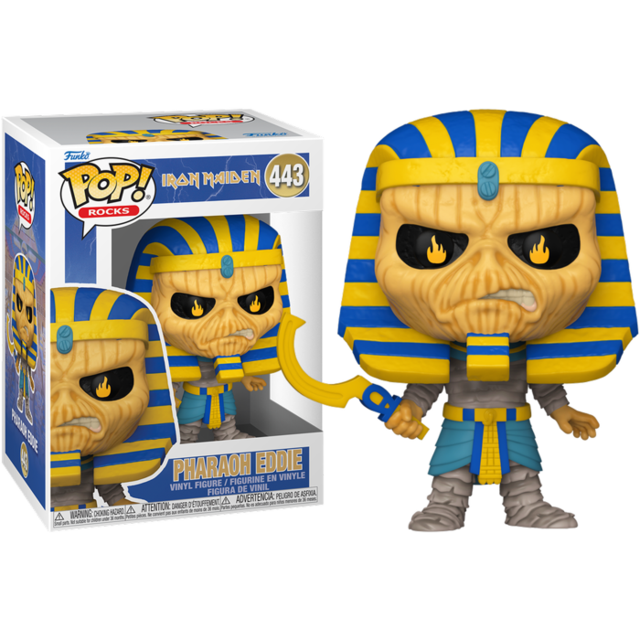 Funko Pop! Iron Maiden: 50th Anniversary - Pharaoh Eddie #443 - Pop Basement