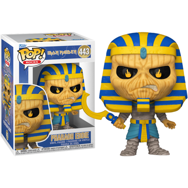 Funko Pop! Iron Maiden: 50th Anniversary - Pharaoh Eddie #443 - Pop Basement