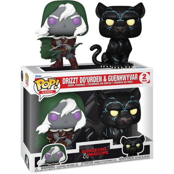 Funko Pop! Dungeons & Dragons - Drizzt Do’Urden & Guenhwyvar - 2-Pack - Pop Basement