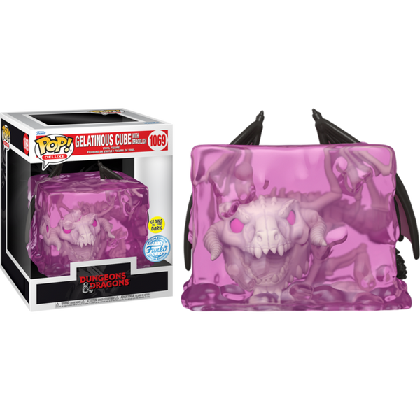 Funko Pop! Deluxe -  Dungeons & Dragons - Gelatinous Cube with Dracolich Glow in the Dark #1069 - Pop Basement