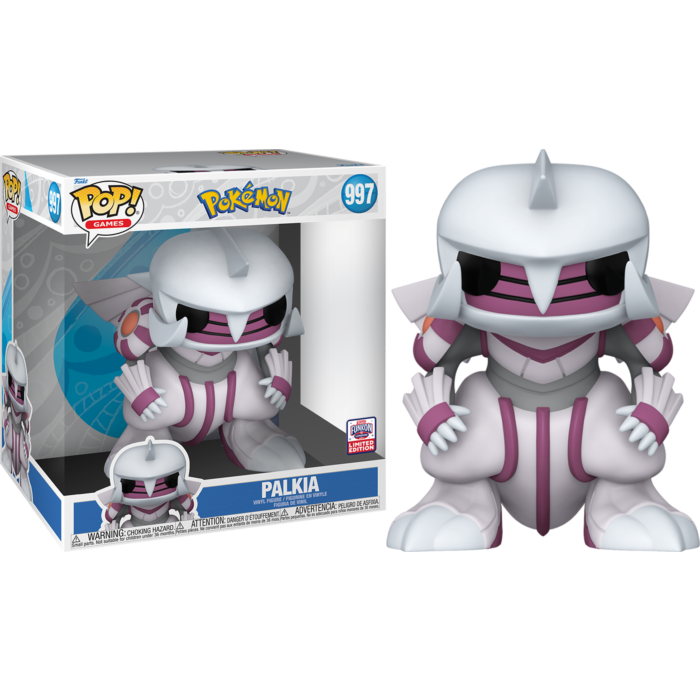 Funko Pop! Pokemon - Palkia Jumbo Sized 10" #997 (2024 Funkon London Convention Exclusive) - Pop Basement