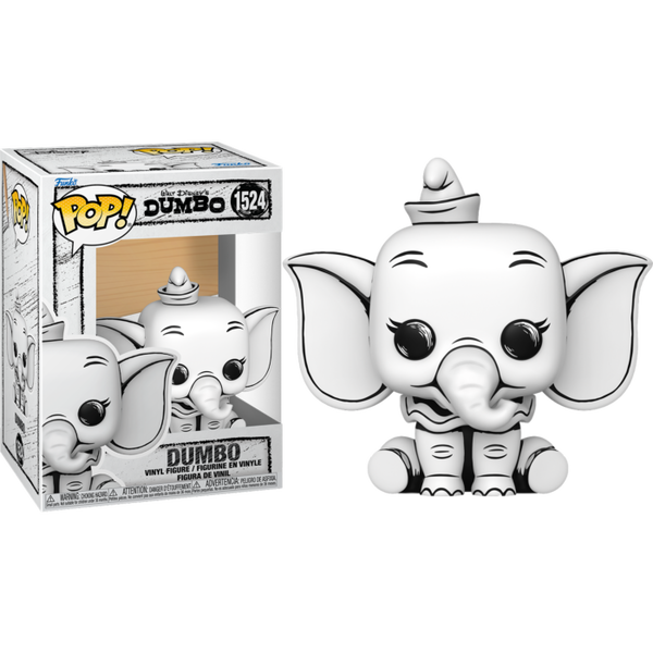 Funko Pop! Disney: Sketched - Dumbo #1524 - Pop Basement