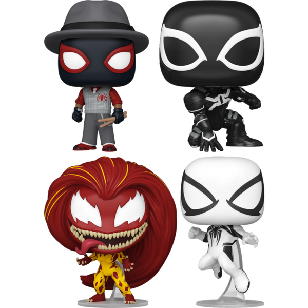 Funko Pop! Marvel's Spider-Man 2 - Heal the World - Bundle (Set of 4) - Pop Basement