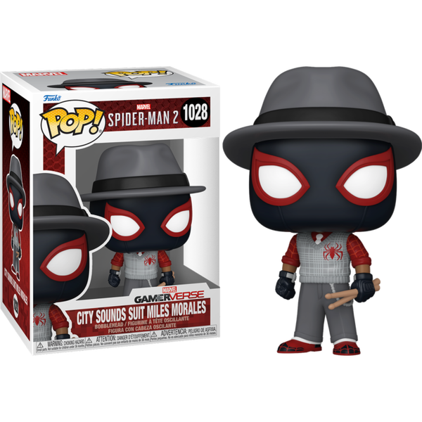 Funko Pop! Marvel's Spider-Man 2 - City Sounds Suit Miles Morales #1028 - Pop Basement