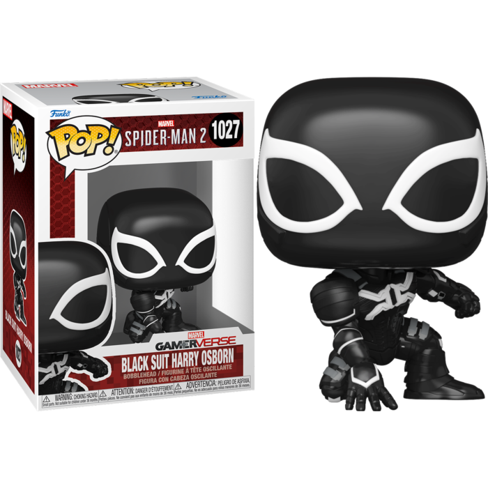 Funko Pop! Marvel's Spider-Man 2 - Black Suit Harry Osborn #1027 - Pop Basement