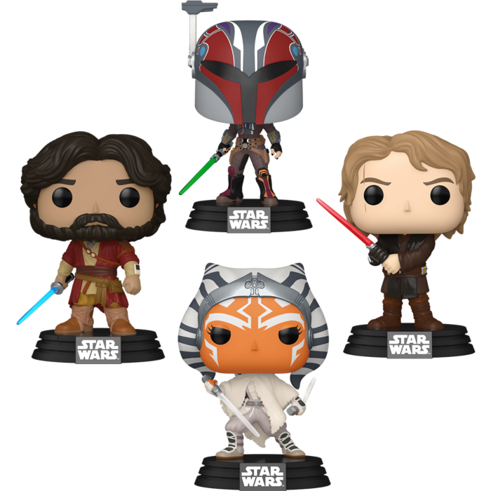 Funko Pop! Star Wars: Ahsoka - Trust in the Force - Bundle (Set of 4) - Pop Basement