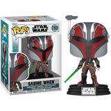 Funko Pop! Star Wars: Ahsoka - Sabine Wren with Mandalorian Helmet #750 - Pop Basement