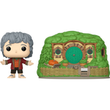 Funko Pop! Town - The Lord of the Rings - Bilbo Baggins with Bag-End #39 - Pop Basement