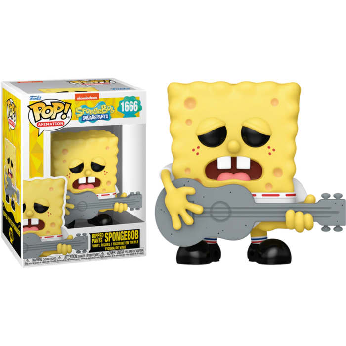 Funko Pop! SpongeBob SquarePants: 25th Anniversary - Ripped Pants SpongeBob #1666 - Pop Basement