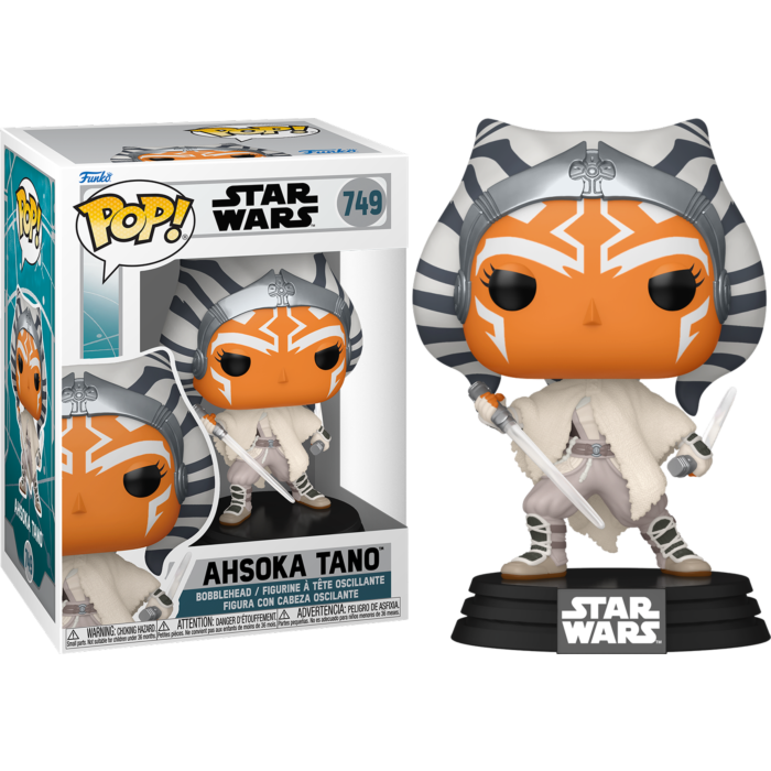 Funko Pop! Star Wars: Ahsoka - Ahsoka Tano with Lightsabers #749 - Pop Basement