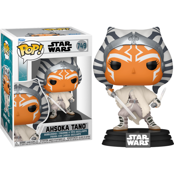 Funko Pop! Star Wars: Ahsoka - Ahsoka Tano with Lightsabers #749 - Pop Basement