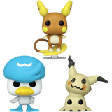 Funko Pop! Pokemon - Alolan Raichu, Mimikyu & Quaxly - Bundle (Set of 3) - Pop Basement