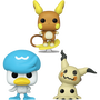 Funko Pop! Pokemon - Alolan Raichu, Mimikyu & Quaxly - Bundle (Set of 3) - Pop Basement