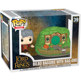 Funko Pop! Town - The Lord of the Rings - Bilbo Baggins with Bag-End #39 - Pop Basement