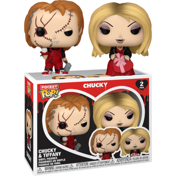 Funko Pocket Pop! Child's Play - Chucky & Tiffany (Valentine) - 2-Pack - Pop Basement