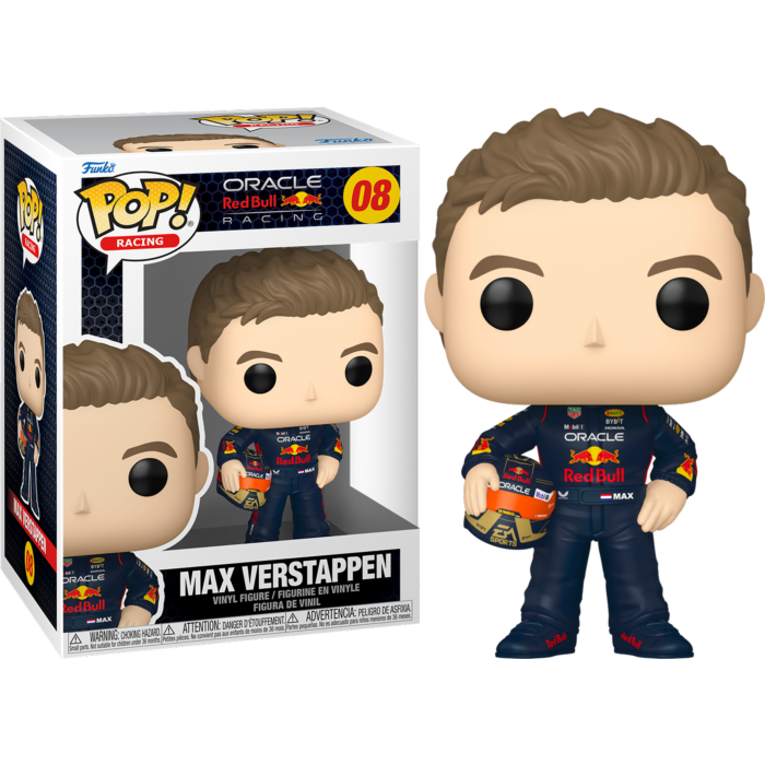 Funko Pop! Formula 1 - Max Verstappen with Helmet #08 - Pop Basement