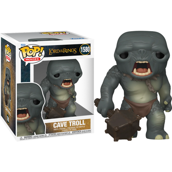 Funko Pop! The Lord of the Rings - Cave Troll 6" Super Sized #1580 - Pop Basement