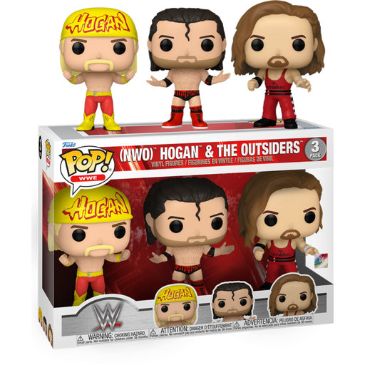 Funko Pop! WWE - (NWO) Hulk Hogan, Scott Hall, & Kevin Nash The Outsiders - 3-Pack - The Amazing Collectables