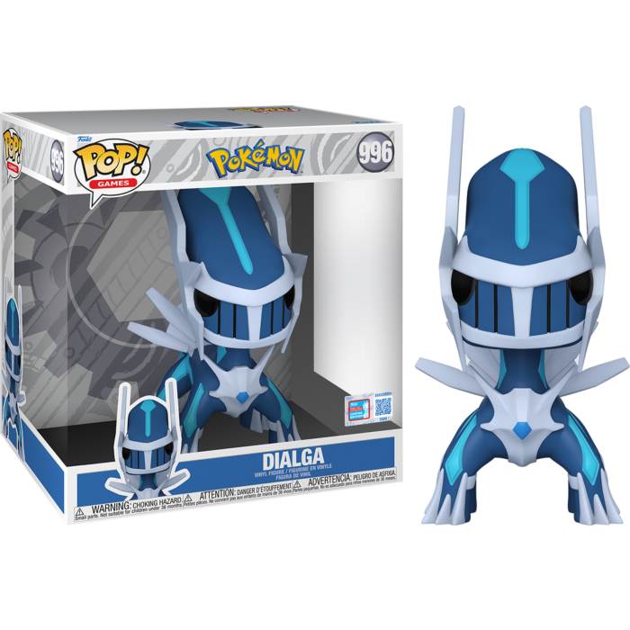 Funko Pop! Pokemon - Dialga Jumbo Sized 10" #996 (2024 Fall Convention Exclusive) - Pop Basement