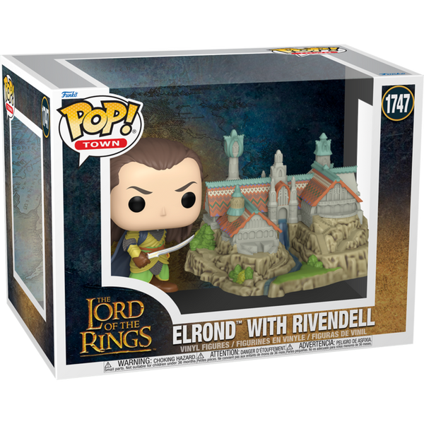 Funko Pop! Town - The Lord of the Rings - Elrond with Rivendell #1747