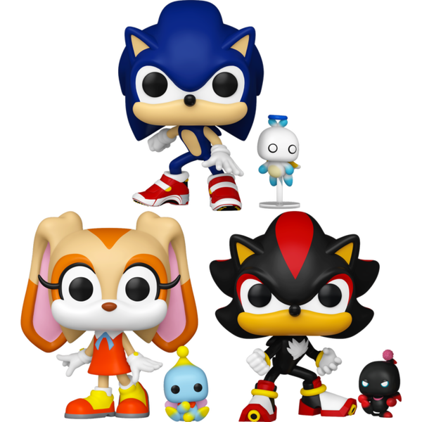 Funko Pop! Sonic the Hedgehog - Chao Chaos - Bundle (Set of 3) - Pop Basement