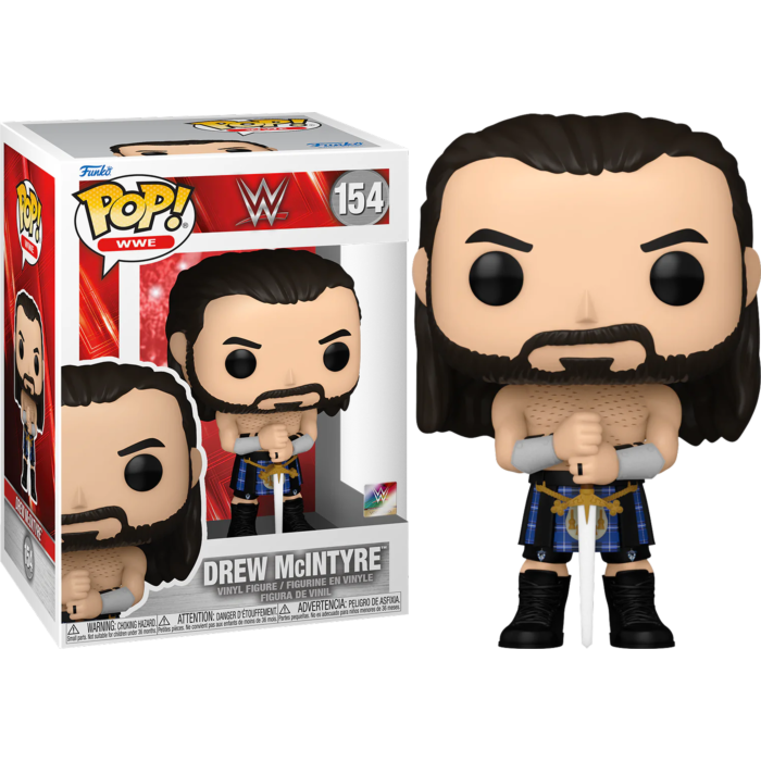 Funko Pop! WWE - Drew McIntyre with Sword #154 - The Amazing Collectables