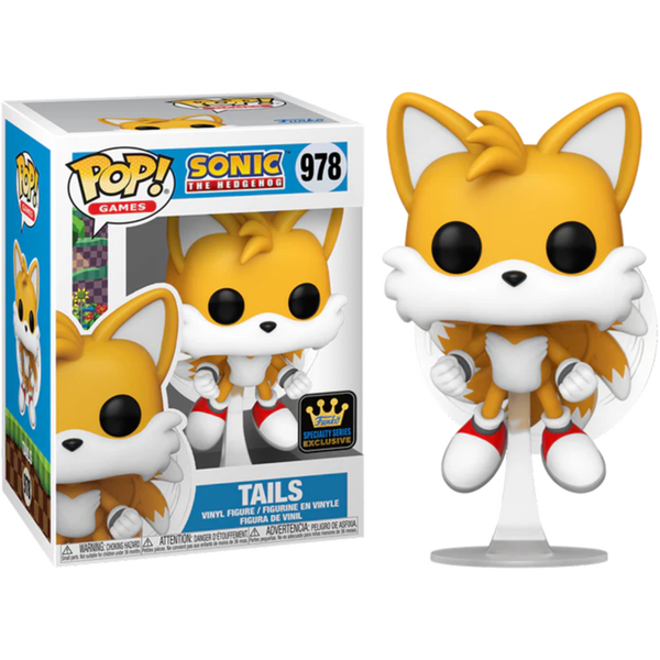 Funko Pop! Sonic the Hedgehog - Tails (Flying) #978 - Chase Chance - Pop Basement