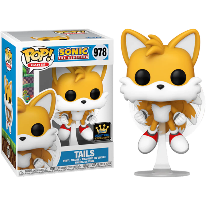 Funko Pop! Sonic the Hedgehog - Tails (Flying) #978 - Chase Chance - Pop Basement