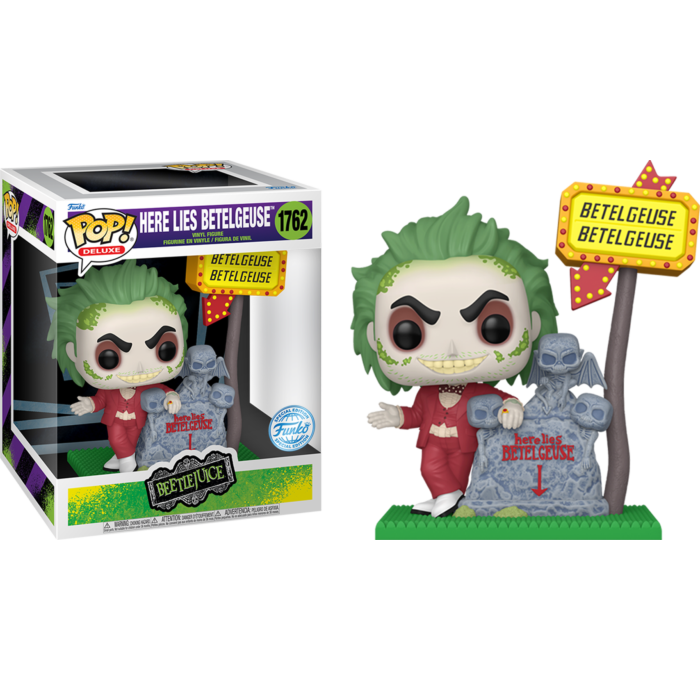 Funko Pop! Deluxe - Beetlejuice (1988) - Here Lies Betelgeuse #1762 - Pop Basement