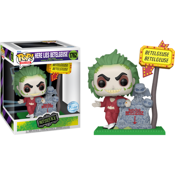 Funko Pop! Deluxe - Beetlejuice (1988) - Here Lies Betelgeuse #1762 - Pop Basement