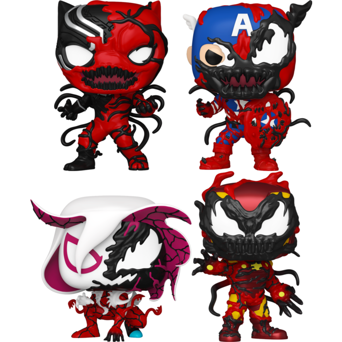 Funko Pop! Marvel - Symbiote Carnage - Bundle (Set of 4) - Pop Basement