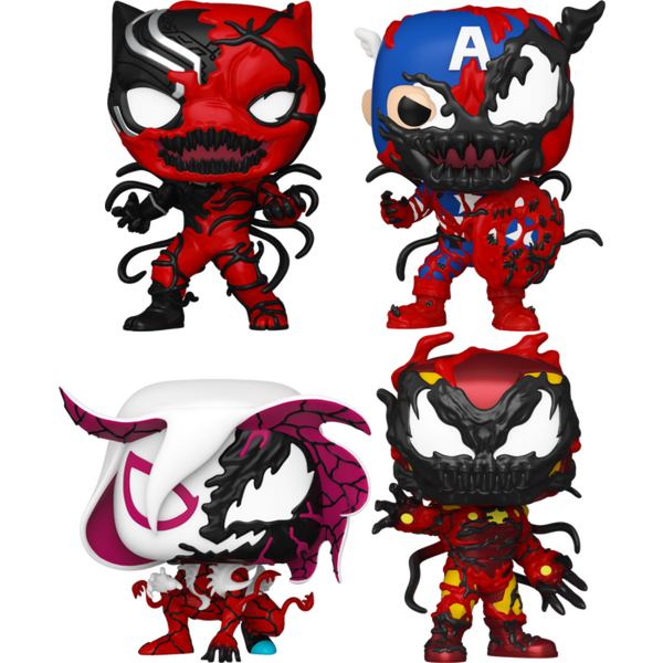 Funko Pop! Marvel - Symbiote Carnage - Bundle (Set of 4) - Pop Basement