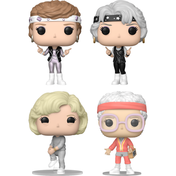 Funko Pop! The Golden Girls - Nice Outfits Girls Fabulous 40 - Bundle (Set of 4)