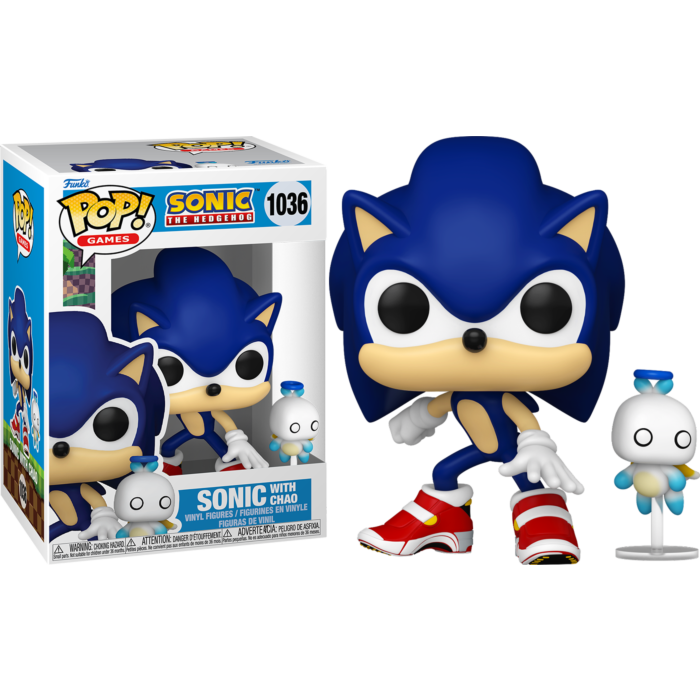 Funko Pop! Sonic the Hedgehog - Sonic with Chao #1036 - Pop Basement