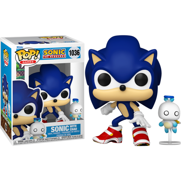 Funko Pop! Sonic the Hedgehog - Sonic with Chao #1036 - Pop Basement