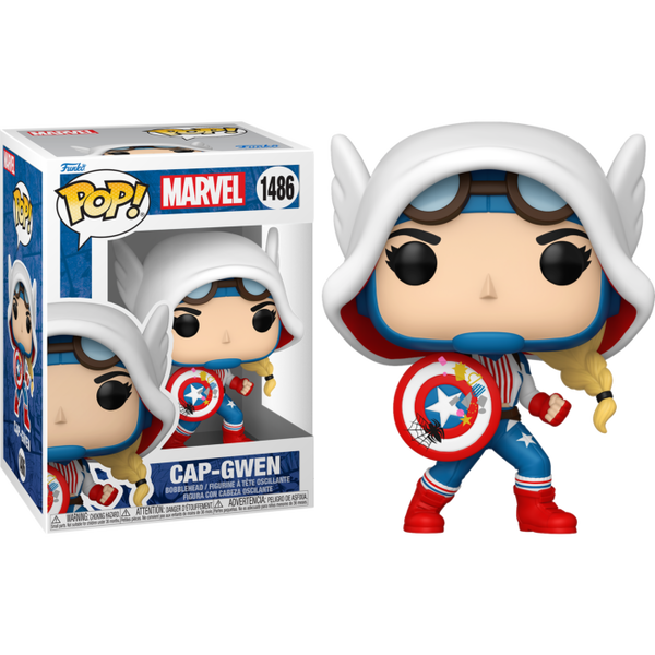 Funko Pop! Spider-Gwen: Gwenverse (2022) - Captain America Gwen #1486