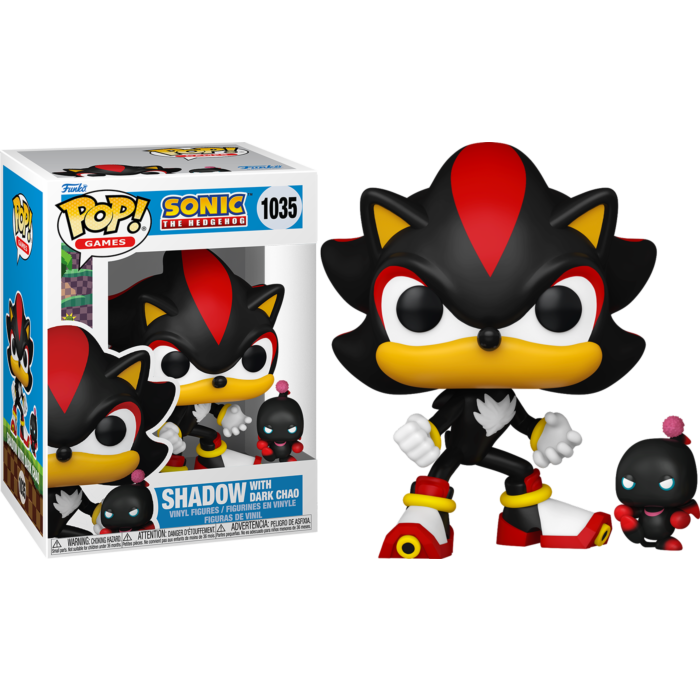 Funko Pop! Sonic the Hedgehog - Shadow with Dark Chao #1035 - Pop Basement