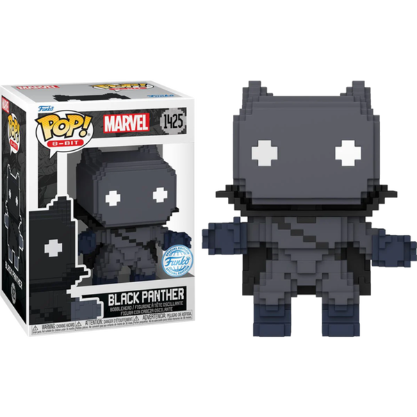 Funko Pop! Marvel: 8-Bit - Black Panther 8-Bit #1425 - Pop Basement